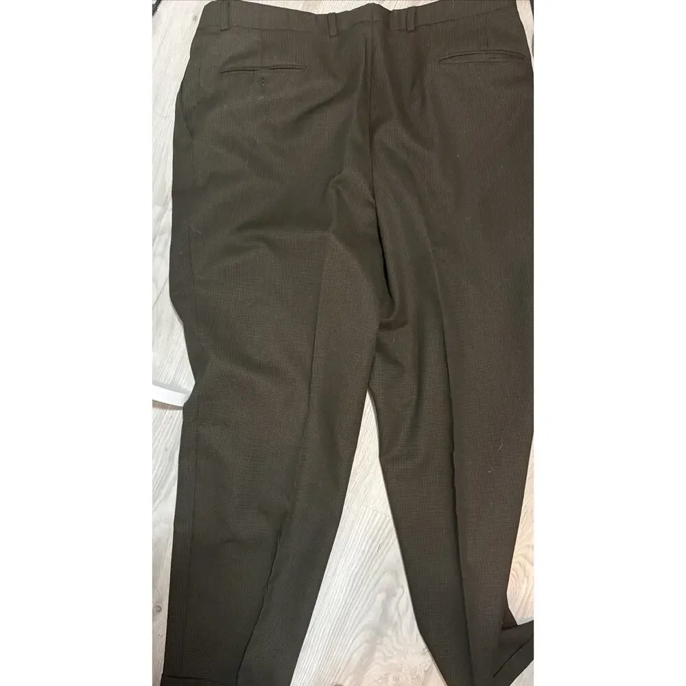 Dark Green Vintage Cellini Linea Mens Size 46L Blazer Sports Coat/pants V8